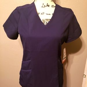 Modern V-neck scrub top